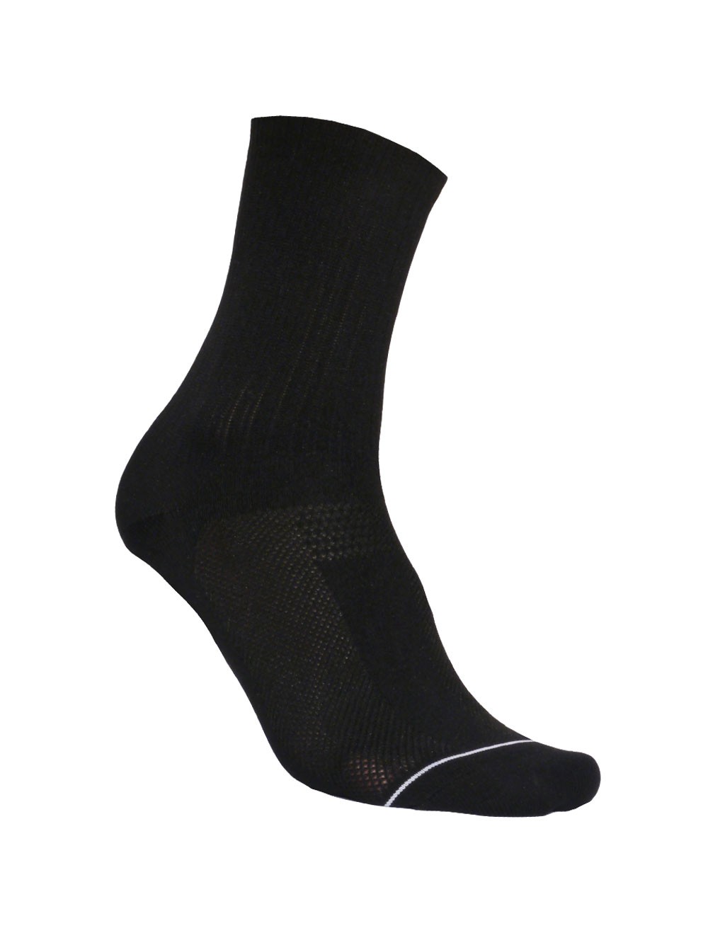 New Black & Grey Striped Cycling Socks Size 7-13 