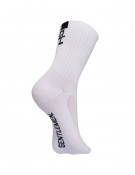 Men cycling White Socks Pro