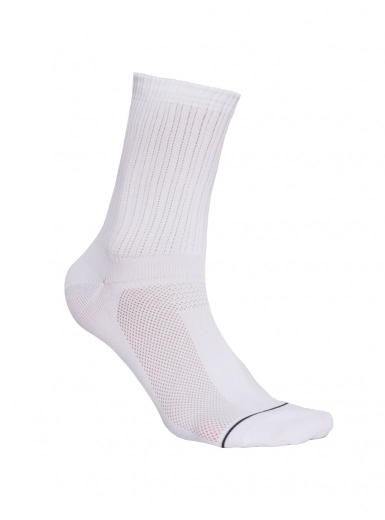 Men cycling White Socks Pro