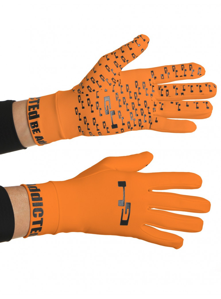 Gants Mi-Saison Anti-Glisse Orange Fluo