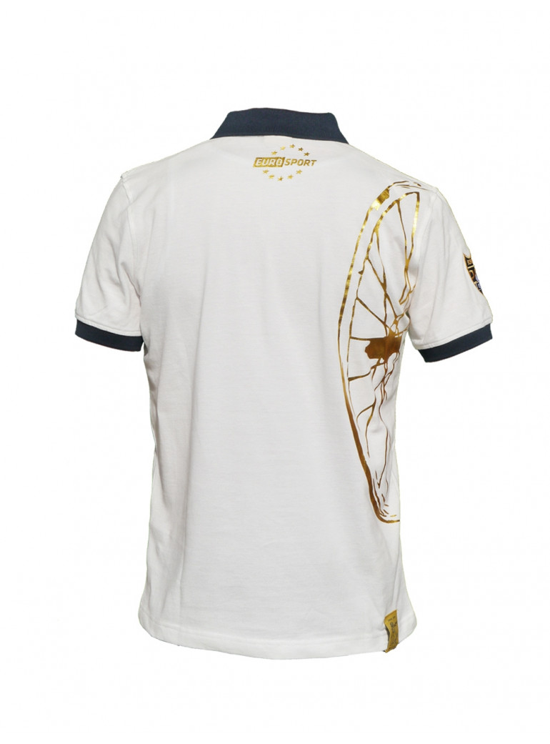 Polo blanc -100th TOUR Limited edition