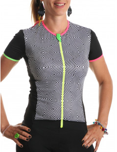 Cycling jersey woman Graphic Etnic