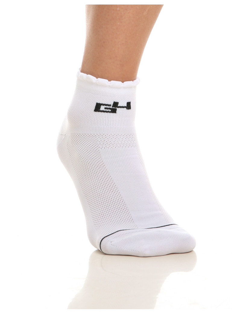 Cycling socks woman white Luxe
