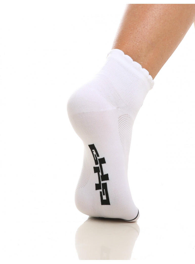 Chaussettes vélo femme Luxe Blanches