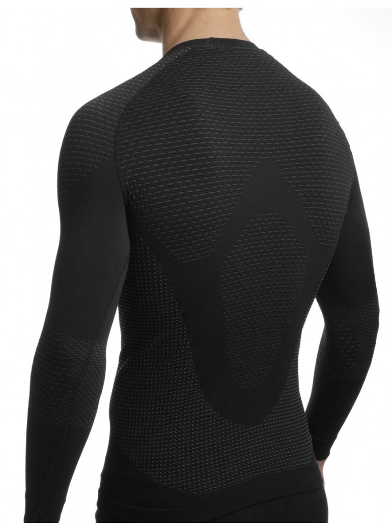 Sous-maillot Hiver Unisex Manches Longues Noir