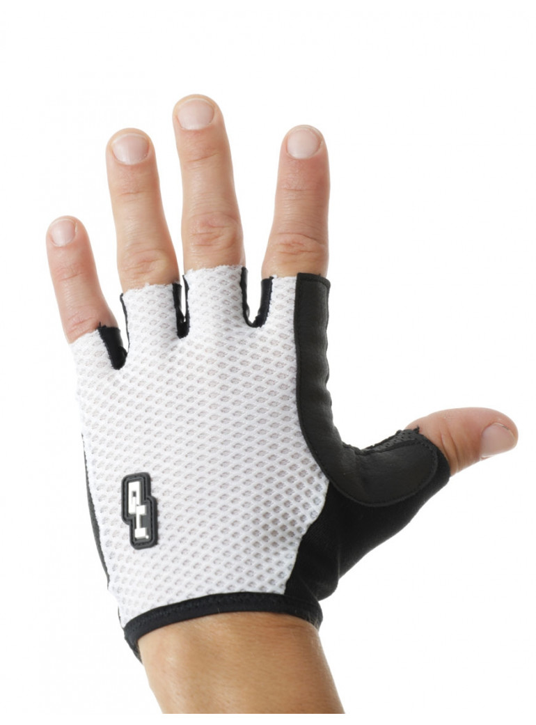 Cycling summer gloves white