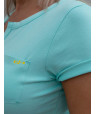 BLUE TURQUOISE CASUAL T-SHIRT FOR WOMEN