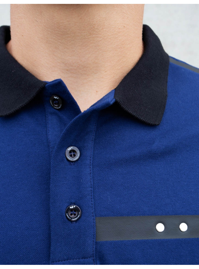 POLO BLEU FONCÉ  HOMME