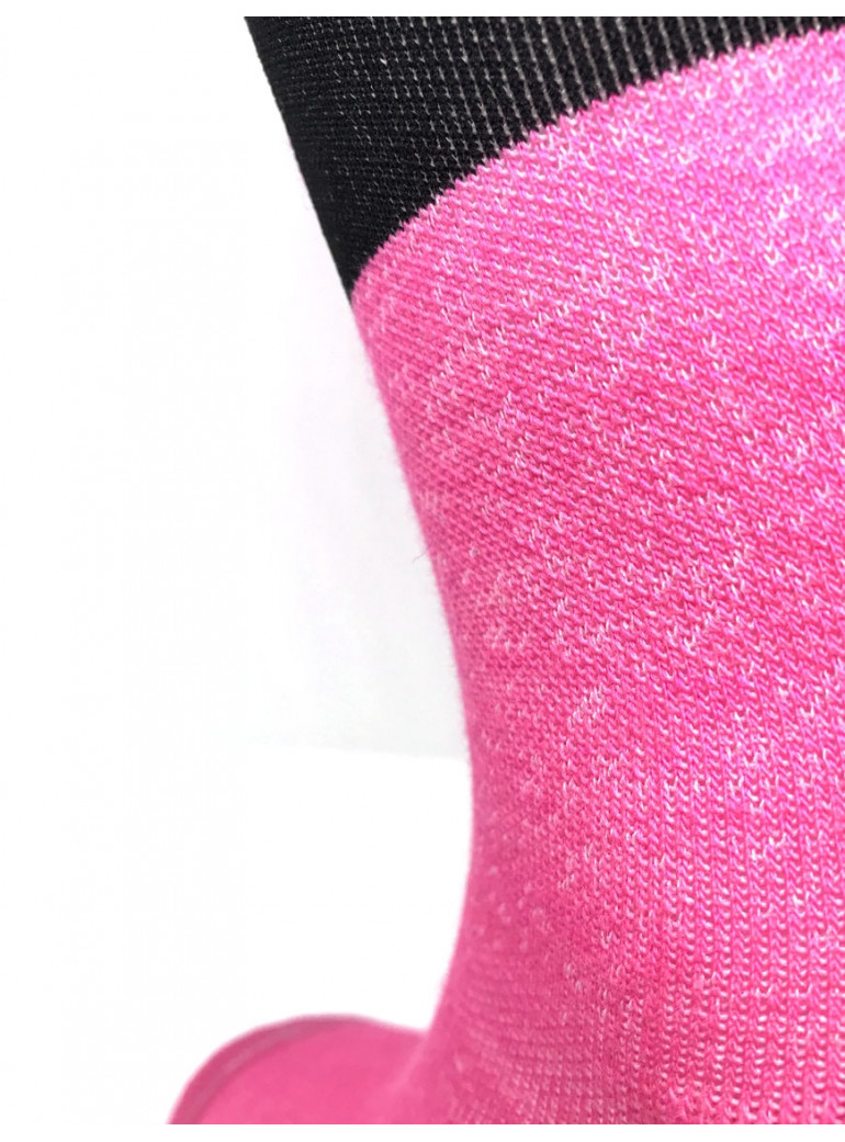 CHAUSSETTES DE VÉLO THERMO ROSE