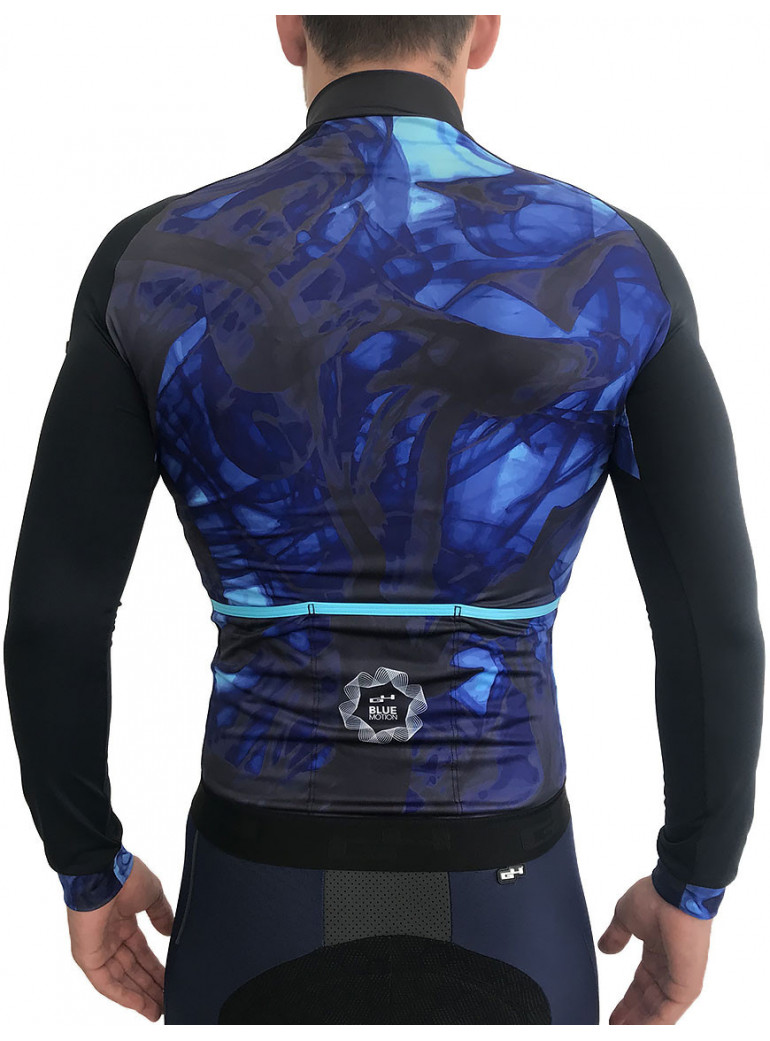 BLUE MOTION LONG SLEEVES CYCLING JERSEY