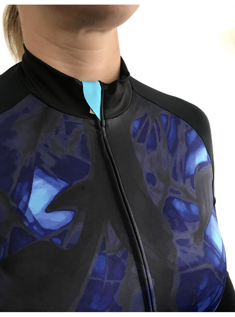 BLUE MOTION LONG SLEEVES CYCLING JERSEY