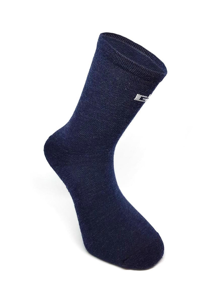 CHAUSSETTES DE VÉLO MERINOS THERMO BLEUES