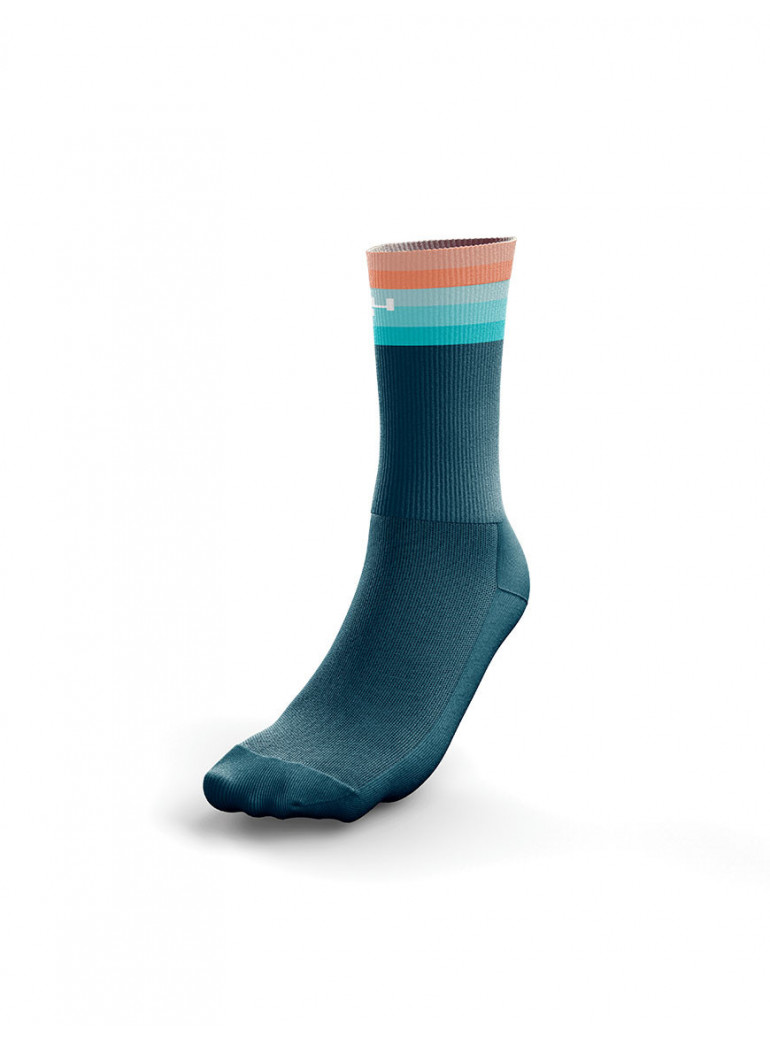 CHAUSSETTES BLEUES CYCLING CLUB ATTITUDE
