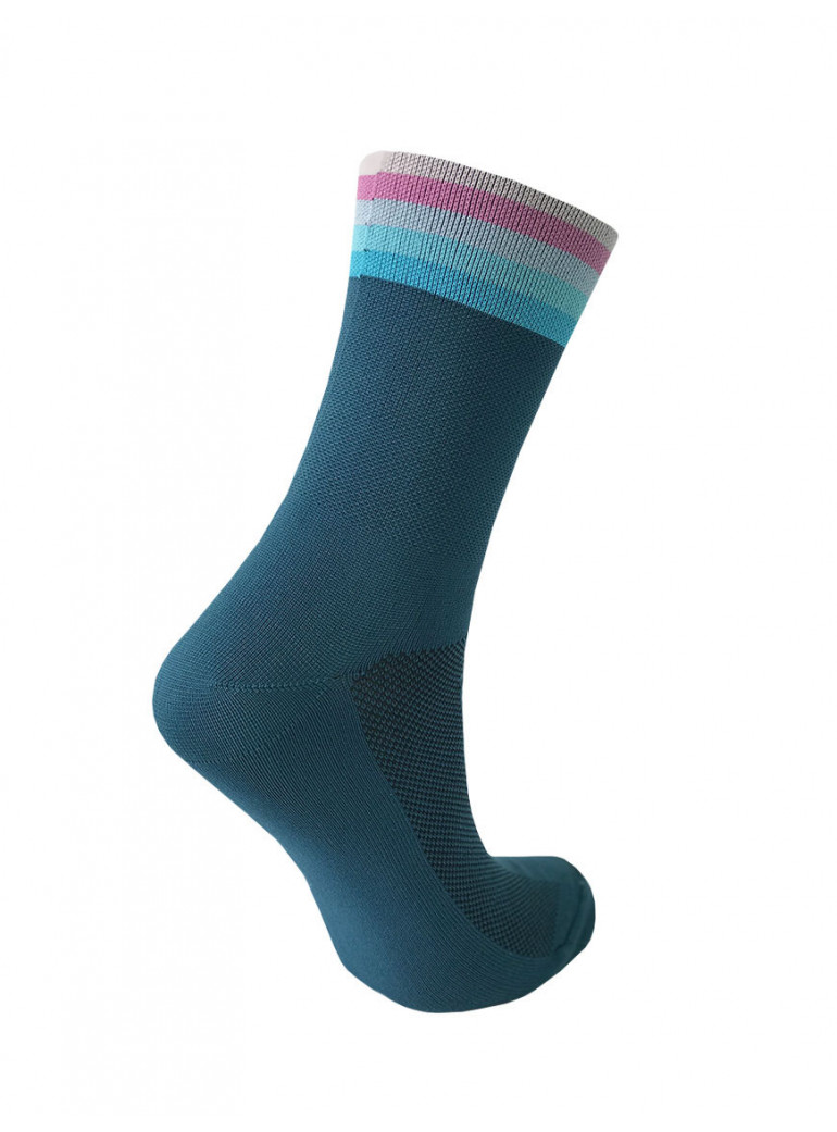 CHAUSSETTES BLEUES CYCLING CLUB ATTITUDE