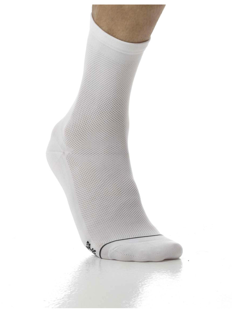 CHAUSSETTES CYCLISME HAUTES PRO LIGHT BLANCHES