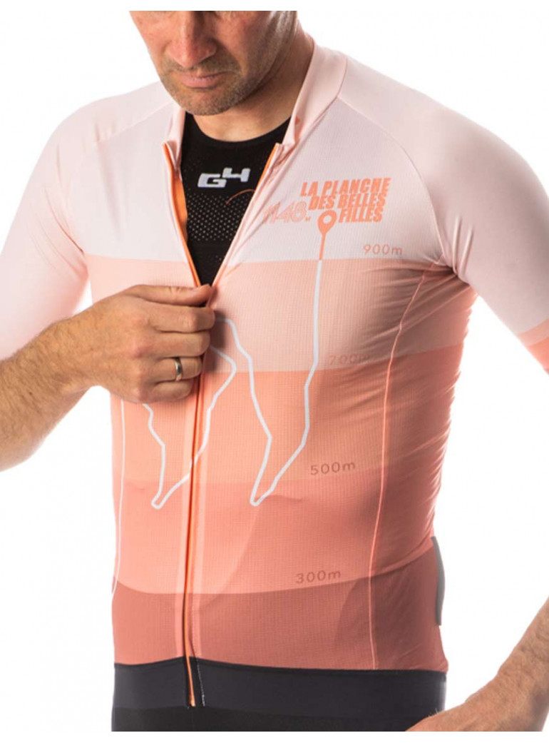 Pink cycling Jersey G4 X La planche des belles filles