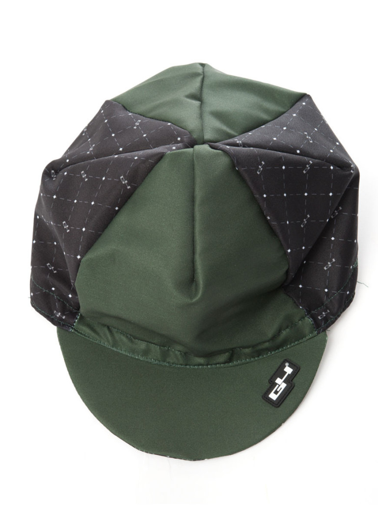 GREEN BLACK CYCLING CAP