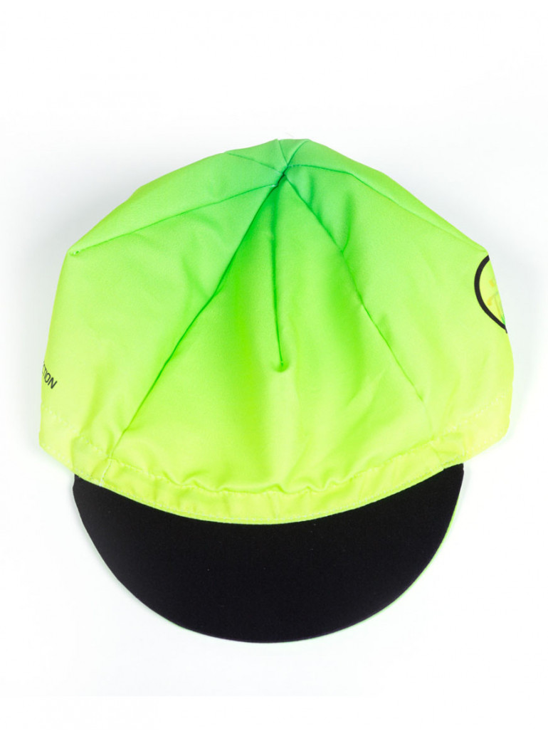 Cycling yellow cap