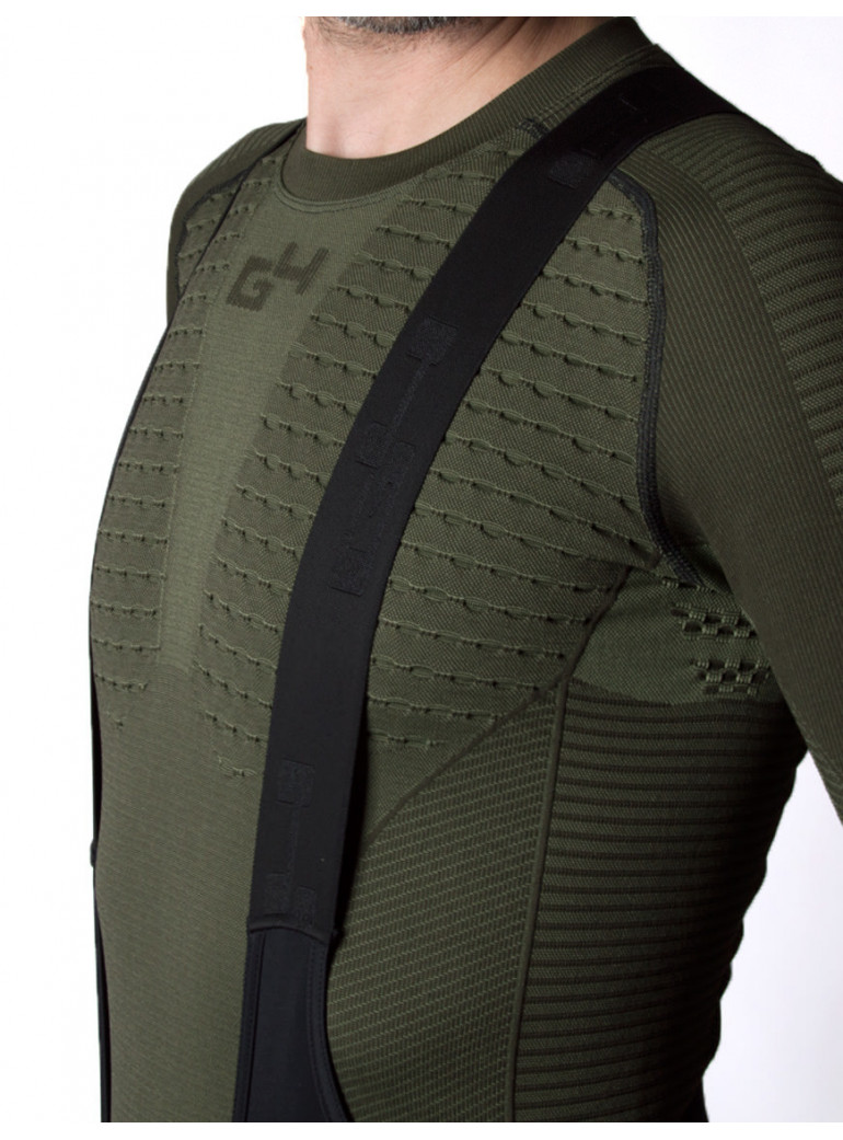 SOUS MAILLOT VELO HIVER HOMME VERT