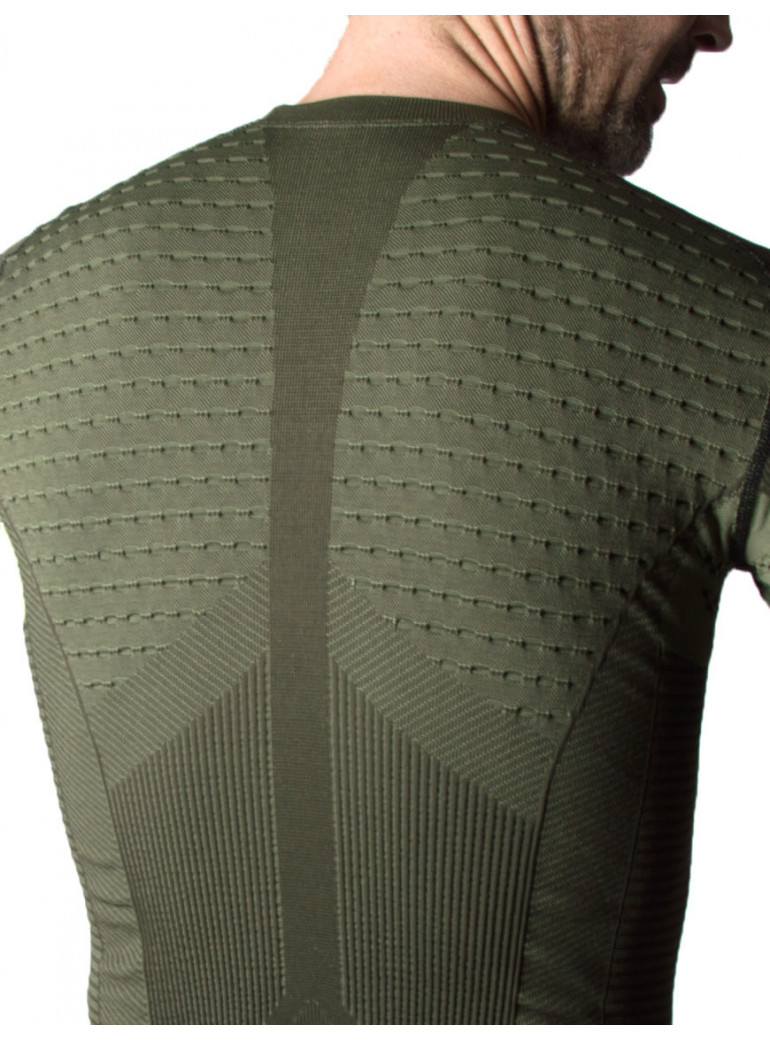 SOUS MAILLOT VELO HIVER HOMME VERT