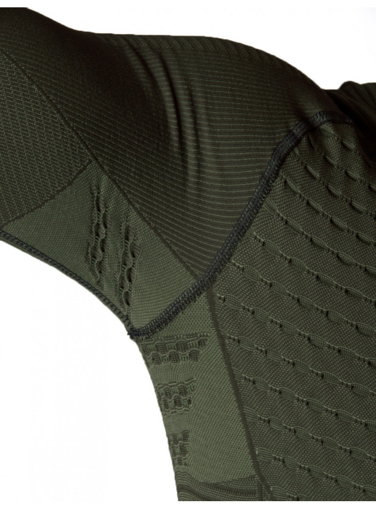 SOUS MAILLOT VELO HIVER HOMME VERT