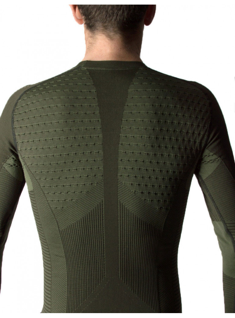 SOUS MAILLOT VELO HIVER HOMME VERT