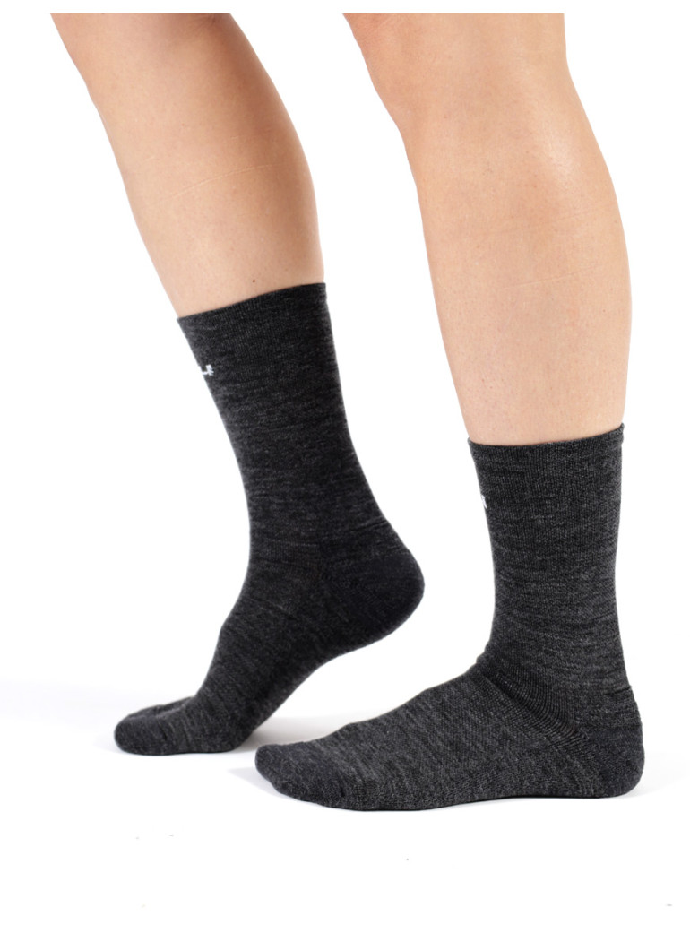 merino wool socks black