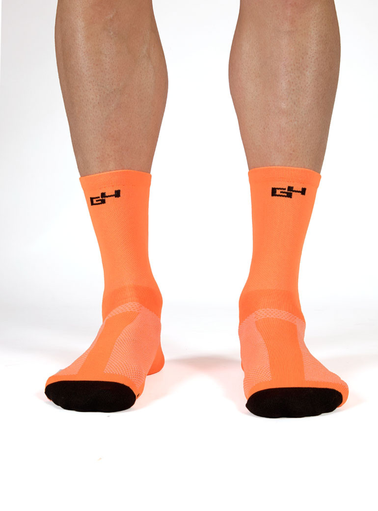 Cycling socks Orange neon