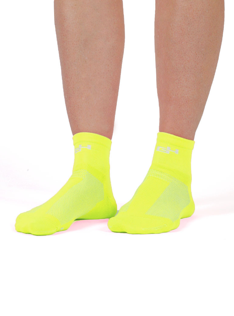 Neon Yellow Cycling socks