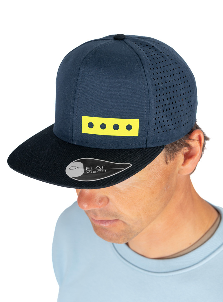 casquette trucker bleu noir