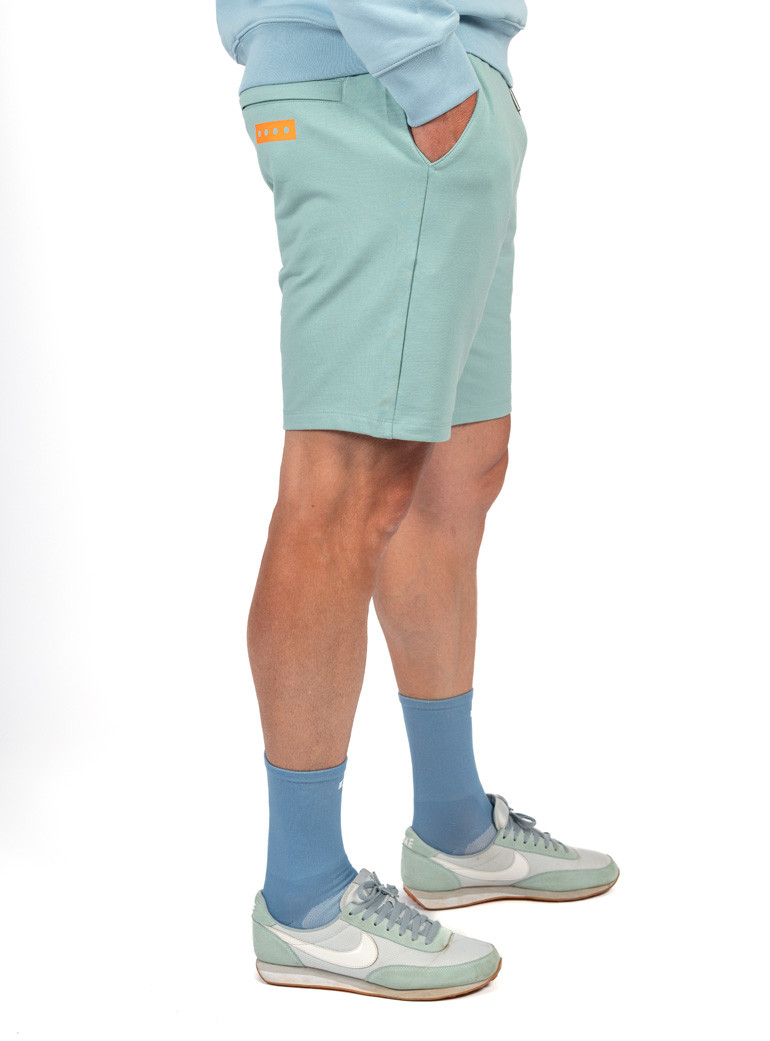 short sport homme bleu turquoise