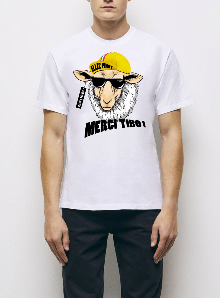 T-shirt coton Thibaut pinot