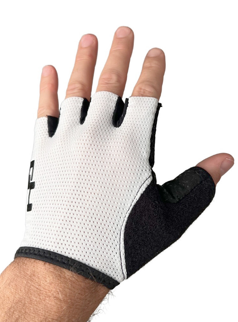gants cyclisme blanc