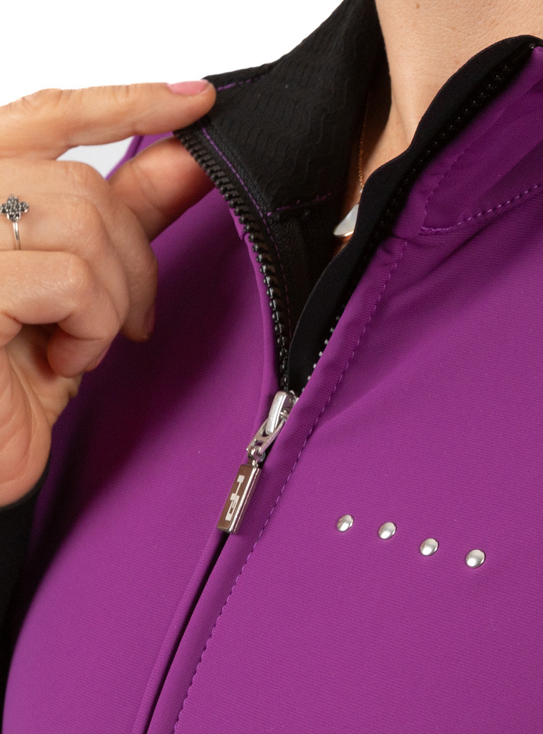 Women purple winter cycling jacket