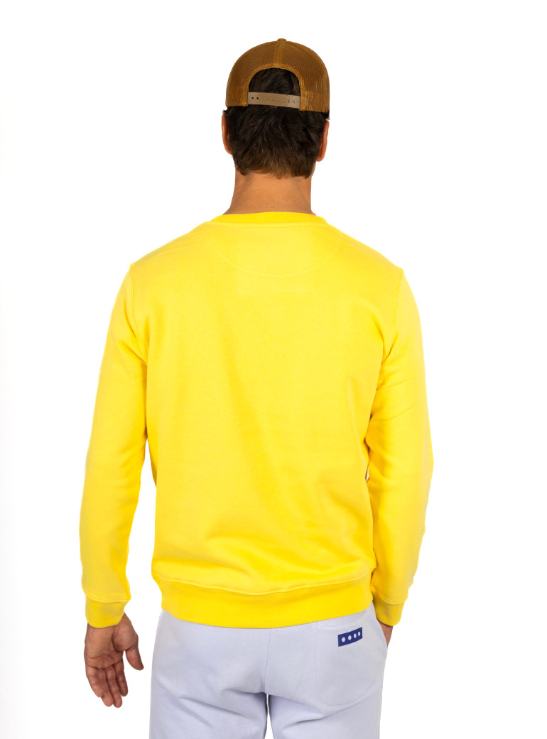 Pull sport jaune homme unisex