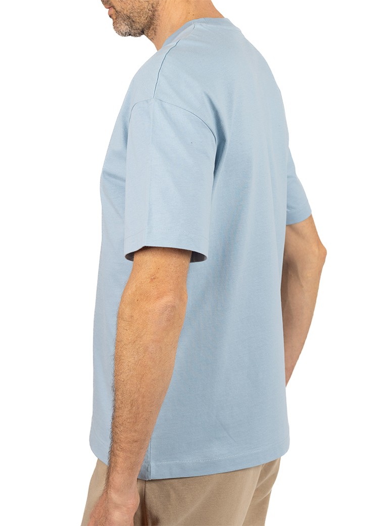 oversize blue t-shirt for man