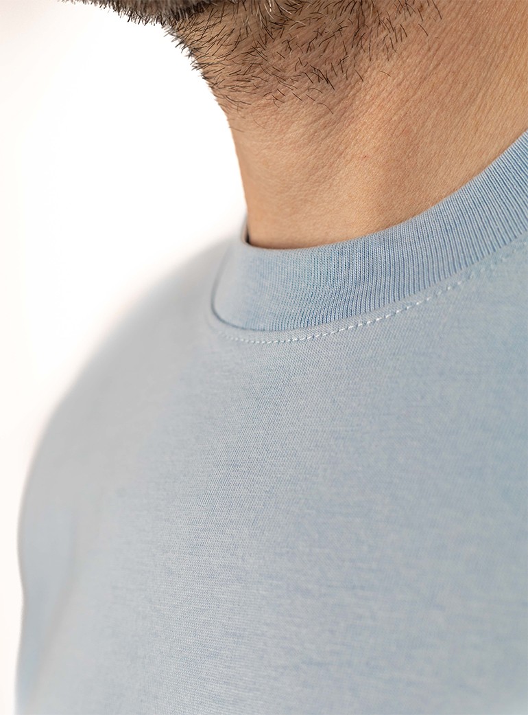 oversize blue t-shirt for man