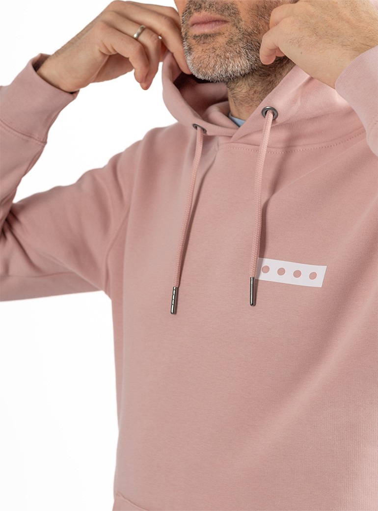 pink unisex hoodie
