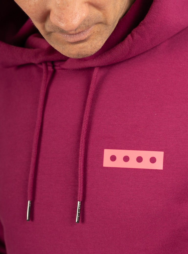 cherry hooded sweater