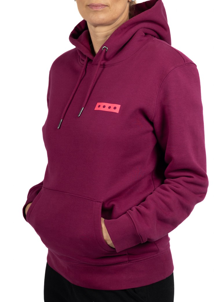 cherry hooded sweater