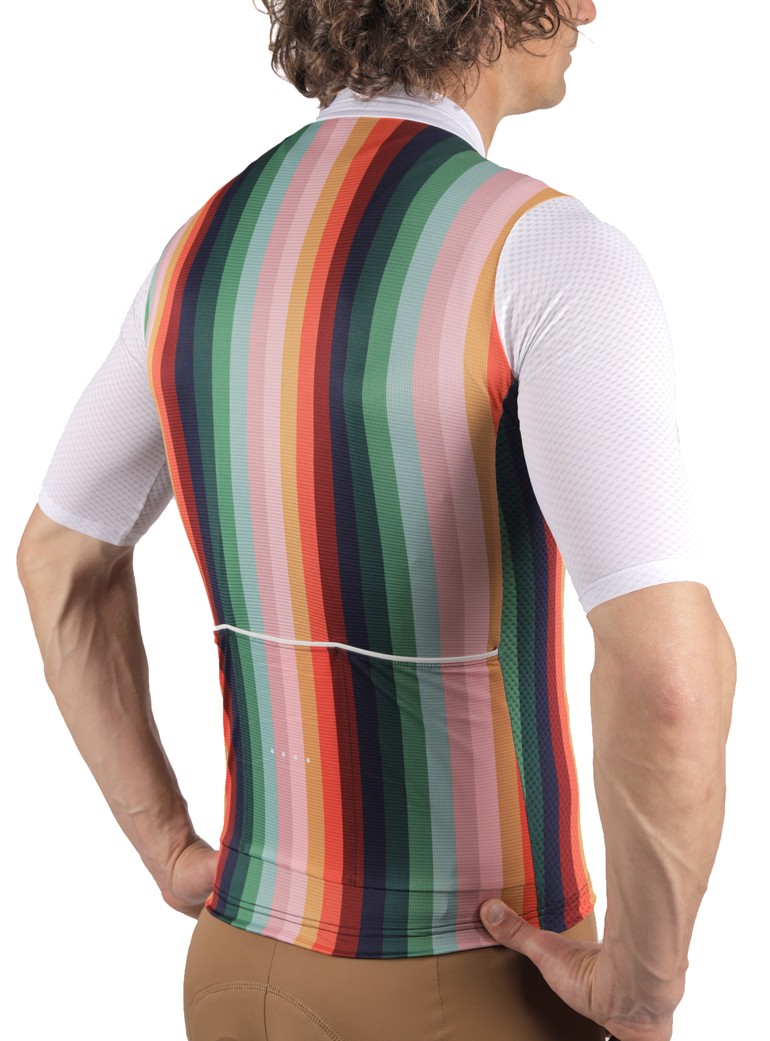 retro-style cycling jersey