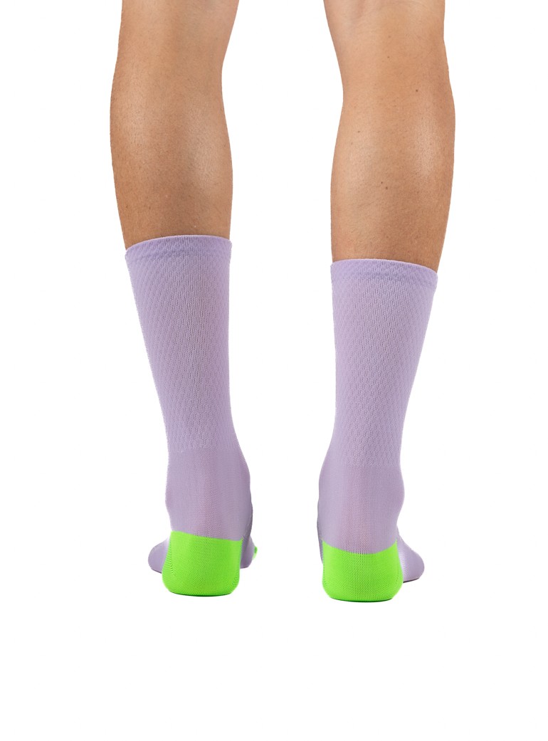 chaussettes cyclisme légère lavande
