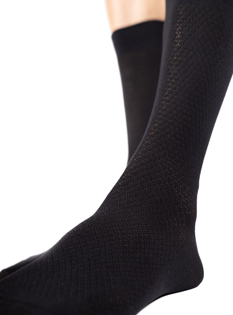 black summer light cycling socks