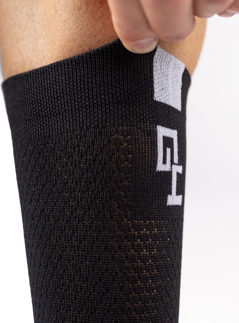 black summer light cycling socks