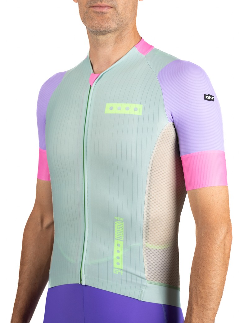 coloured men's cycling jersey