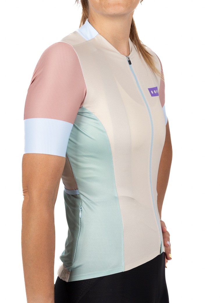 maillot de vélo femme pastel