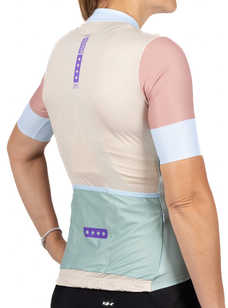 maillot de vélo femme pastel