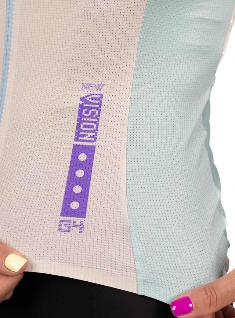 maillot de vélo femme pastel