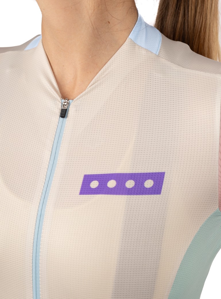 maillot de vélo femme pastel