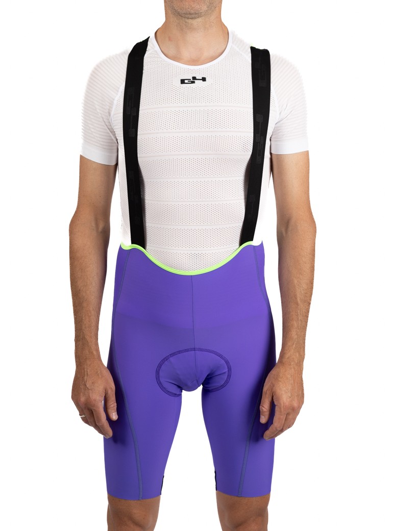 PURPLE CYCLING BIB SHORTS MAN